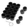 20Pcs 17mm Bolt Cap Covers Wheel Lug Nut With Removal Tool For VW For Golf For Bora For Passat Exterior Protection Accessories
