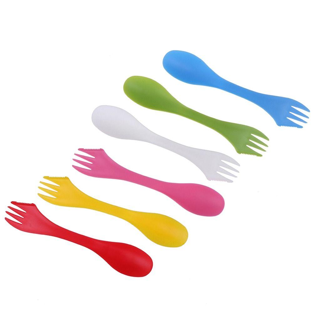 Soup Spoon Western Food Spoon Can Opener Utensil Bottle Opener Fork Spoon Fork Plastic Spoon Spork