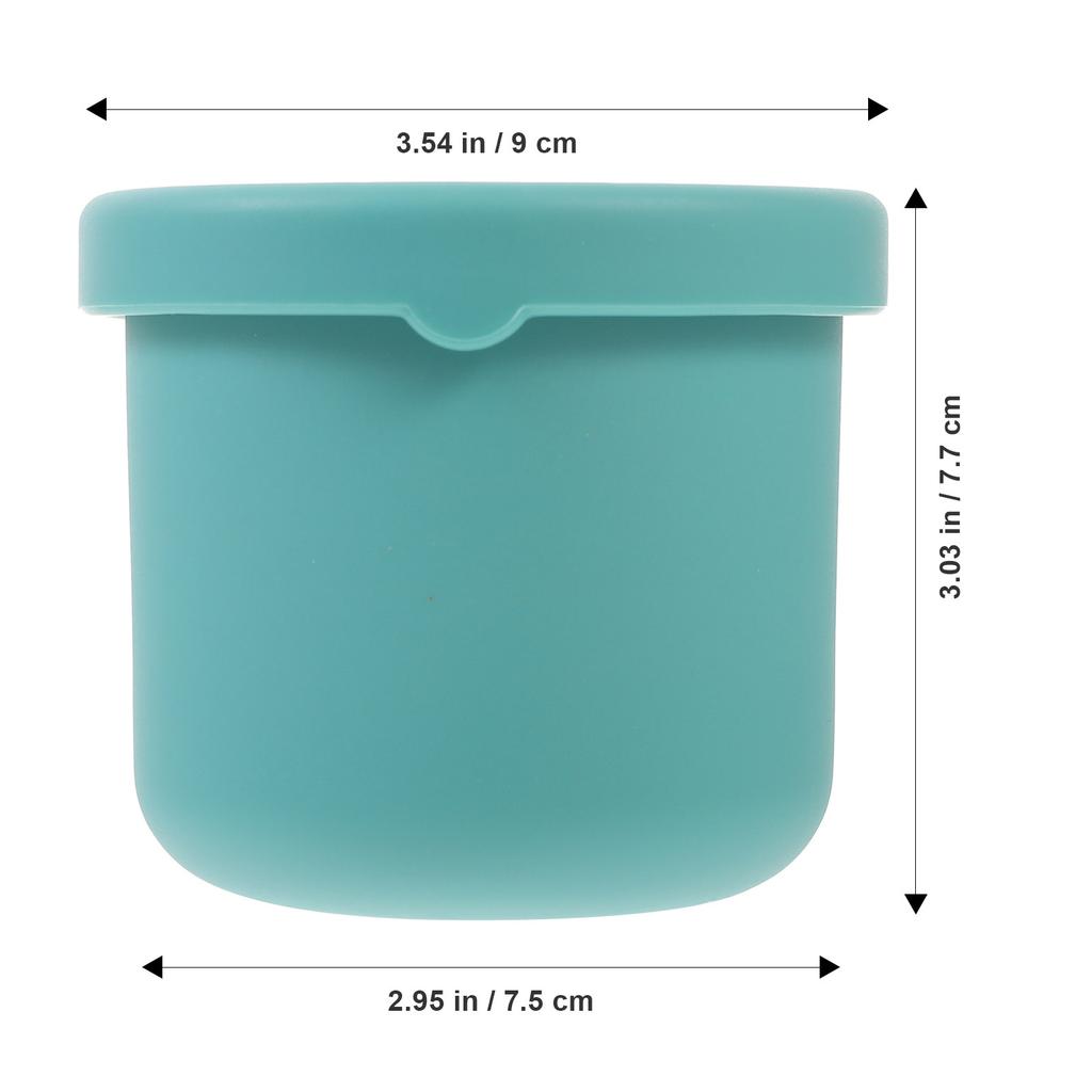 Silicone Food Box Multi-Function Portable Meal Container for Home Office Students Fresh Keeping Wear-Resistant Reusable Bento