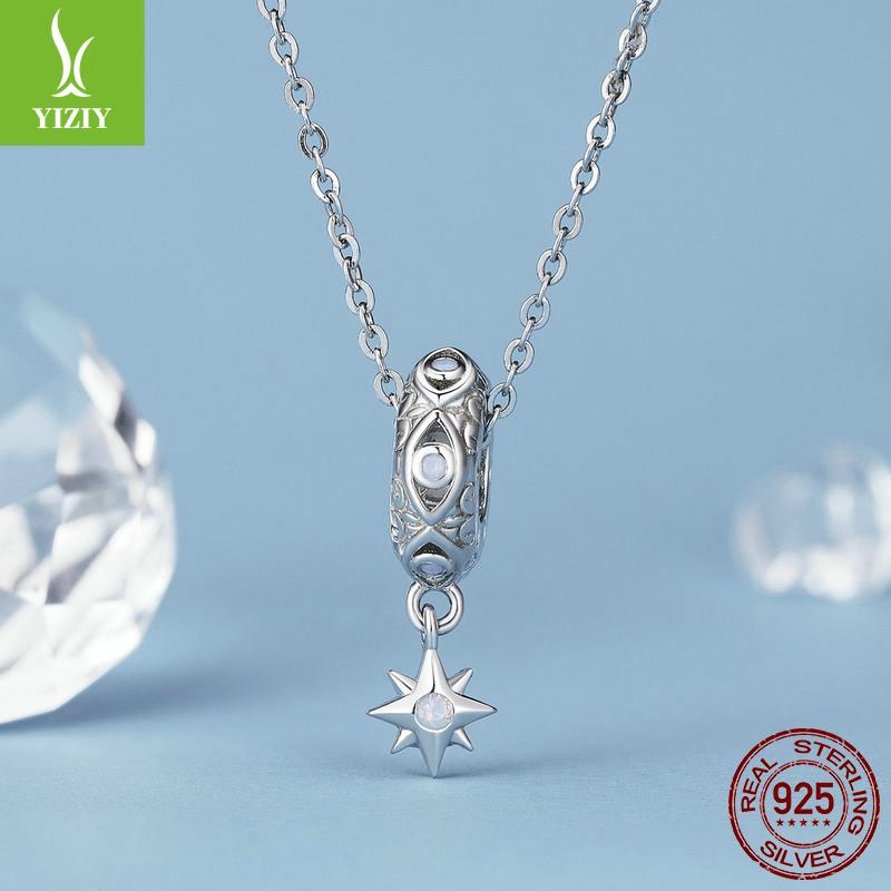 Нежный опаловый браслет-позиционер из силикона Mangstar «Глаз дьявола», разделитель бусин, серебро 925 пробы, бусины на удачу