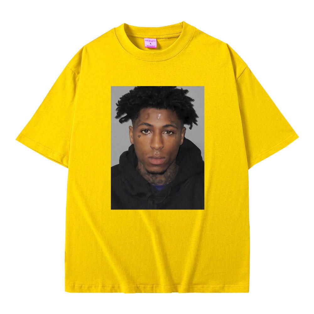 Футболка с фотографией рэпера Youngboy Never Broke Again, мужская и женская, хип-хоп, винтажная, из чистого хлопка, мужская футболка оверсайз