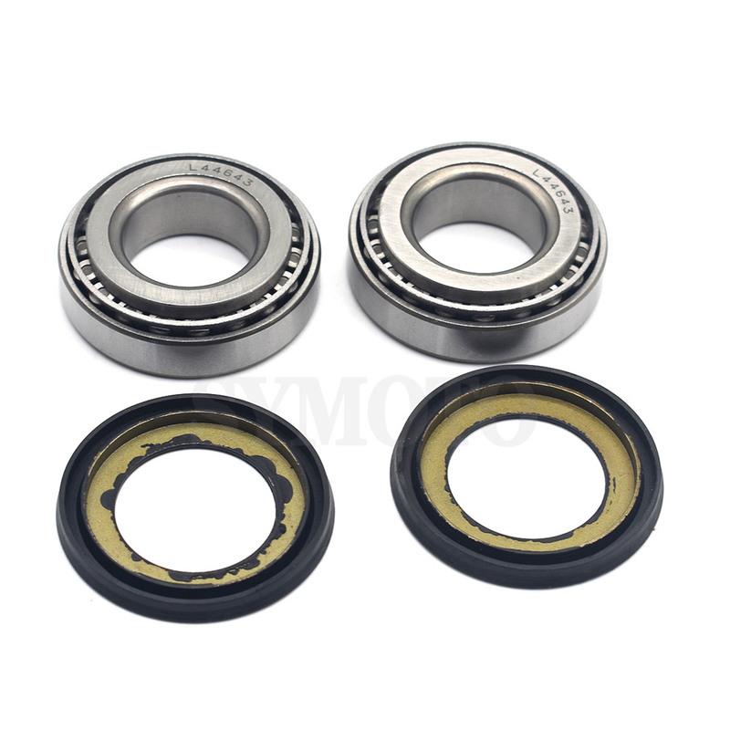 For Harley Touring Sportster 883 1200 XL Dyna Softail ALL 25x50mm Motorcycle Bearing CONE L44643 Steering Head Bearing With Seal