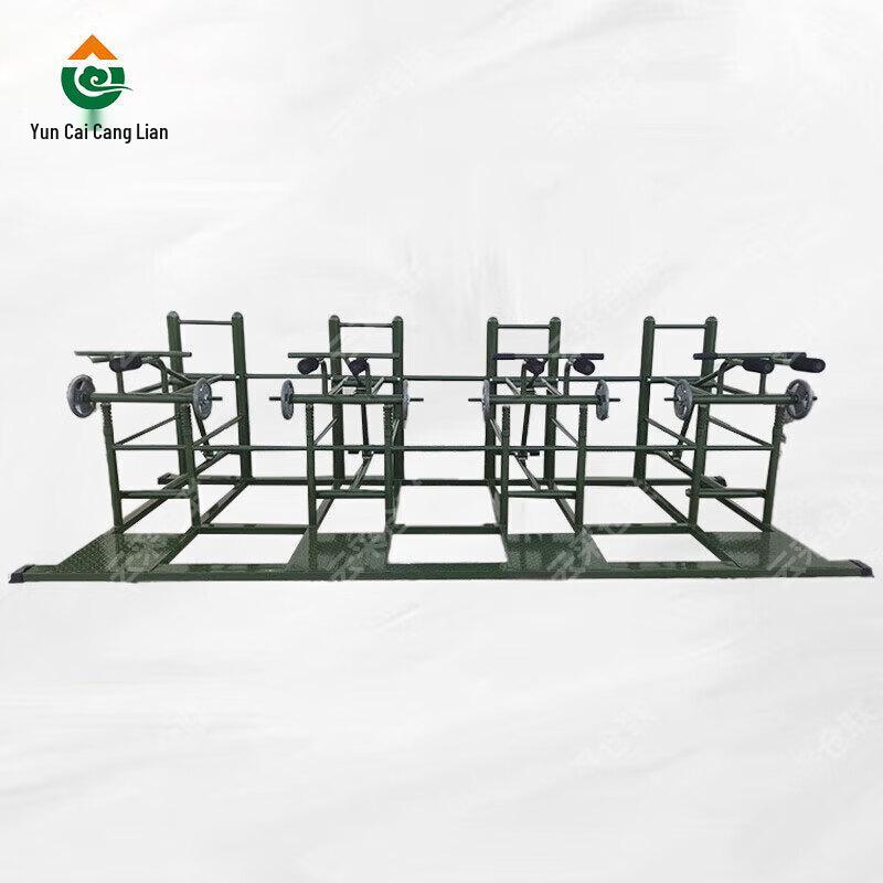 Outdoor Four-Person Strength Training Station