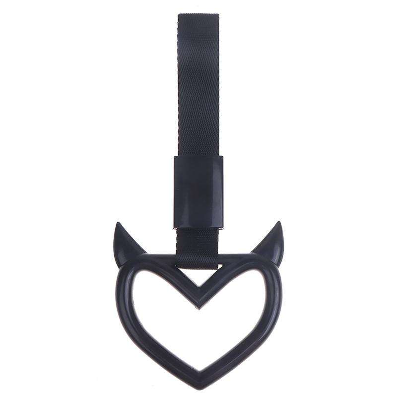 Автомобильные аксессуары Светящееся кольцо Дьявол Сердце Поезд Автобус Ручка Ремешок Дрейф Подвеска Предупреждение о Дрейфе Кольцо для Автомобиля