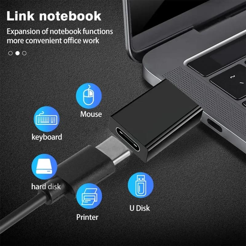 Адаптеры USB-C на USB-A (мама-папа) 5 Гбит/с, высокоскоростная передача данных, конвертеры для телефона, разъемы Type C на USB 3.0 для клавиатуры