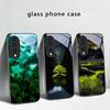 Лесной Ручей Узор Для Honor X5 Plus X30 X9c Smart X5b X9a X30 Max X50i 30 Pro 50 Pro 70 90 Smart 200 Lite Стеклянный Чехол Для Телефона