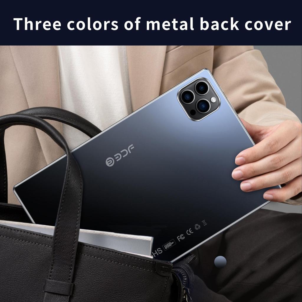 BDF 10,1-дюймовый планшетный ПК 4+64 ГБ 3G / 4G Lte Звонки Фаблет Android 11 WiFi Bluetooth 3G 4G SIM-карта с чехлом