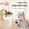 Интерактивная игрушка для кошек, реалистичный звук воробья, USB-зарядка, пульт дистанционного управления, товары для животных, подходит для подарков на Хэллоуин и Рождество.