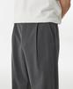 MUSINSA STANDARD One-Tuck Loose Tapered Hidden Banding Slacks [Medium Gray]