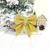 Hanging Decoration Pearl Cotton Gold Powder Bowknot Large Gold Shiny Bow Christmas Bow Big Bow-Tie