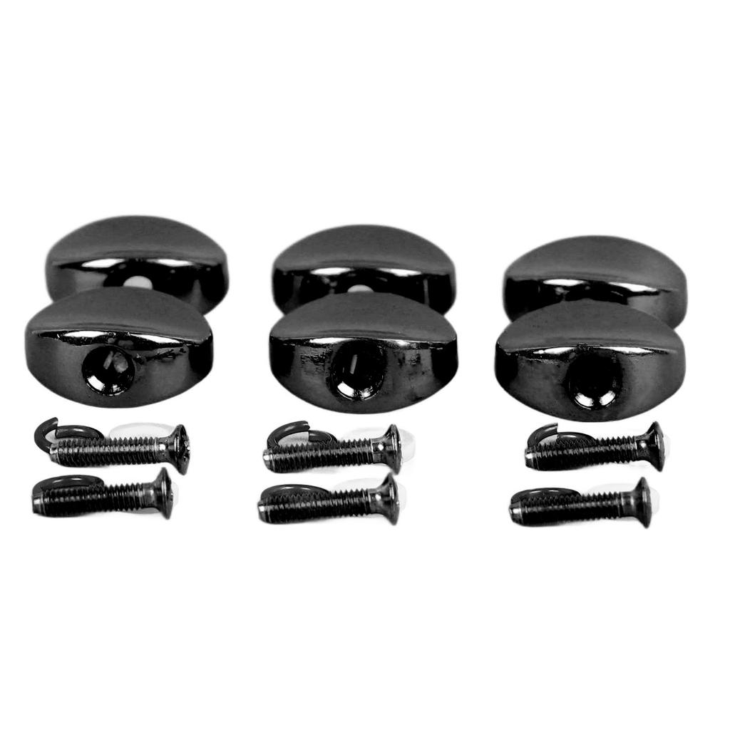 6Pcs Guitar Tuning Peg Buttons Metal Easy to Install Tuner Knobs Replacement for Acoustic Electric Guitar