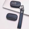 Мягкий силиконовый чехол для умного ключа Honda Fit Civic Accord Inspire HRV CRV Pilot с брелоком, сотовая текстура, гоночная полоса, чехол для брелока умного ключа