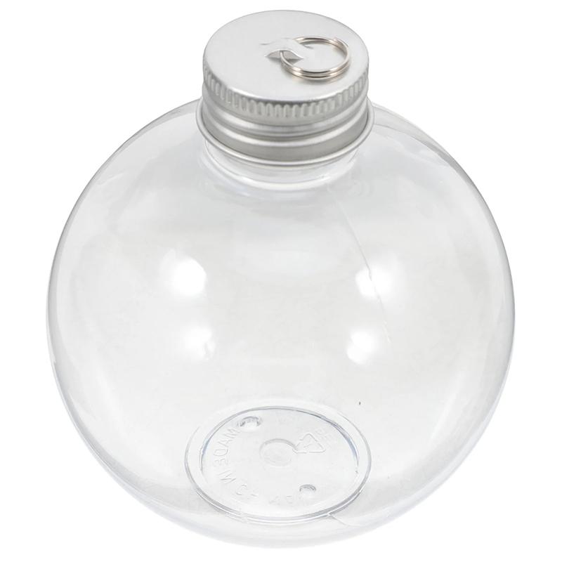 10PC/Bags With Gold Silver Hanging Ring Cover Gifts Plastic Hanging Balls DIY Crafts