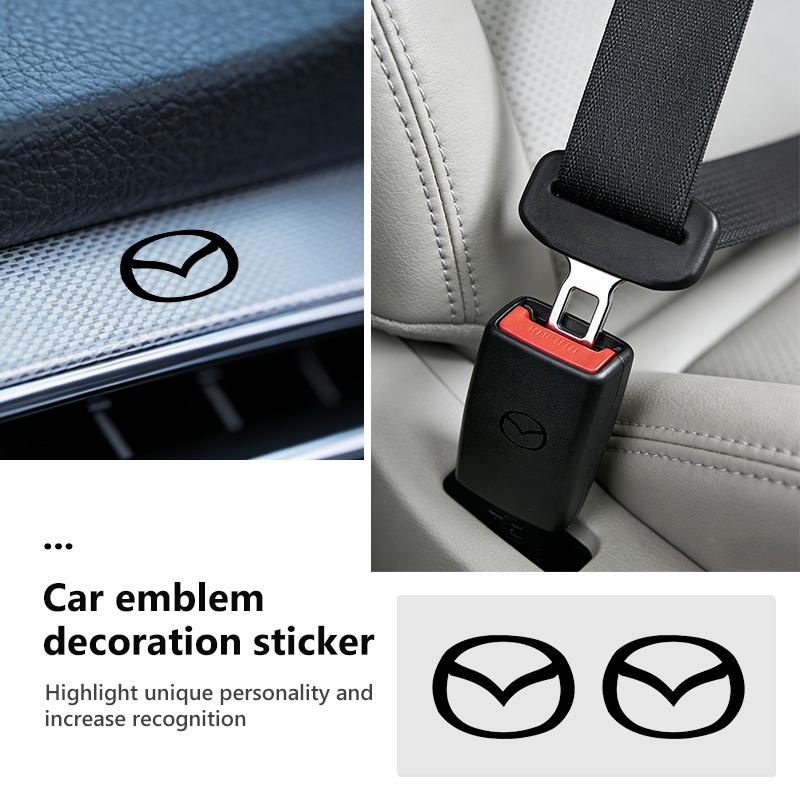 Car Interior Badge Stickers Phone Key Decoration Decal For Mazda 3 6 CX5 2 CX3 CX9 MX5 RX8 Axela Demio Atenza MS vf2