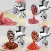 3-in-1 Manual Meat Grinder with Sausage Stuffing Tube Table Clamp Meat Grinder Hand-cranked Mincer Home Meat Processing Tool