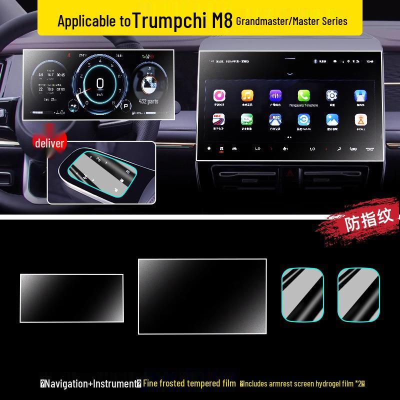 Закаленное защитное стекло для GAC Trumpchi M8, модель 26