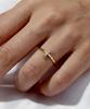 Helene Jewelry Кольцо Мини-Крестик из Серебра 925 пробы (Тип C)