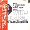 LP Record WILLEM MENGELBERG/CONCERTGEBOUW ORC - Brahms:ein Deutsches Requiem/J.s.ba PC555758 PHILIPS 1978 Japan Obi Classical Used