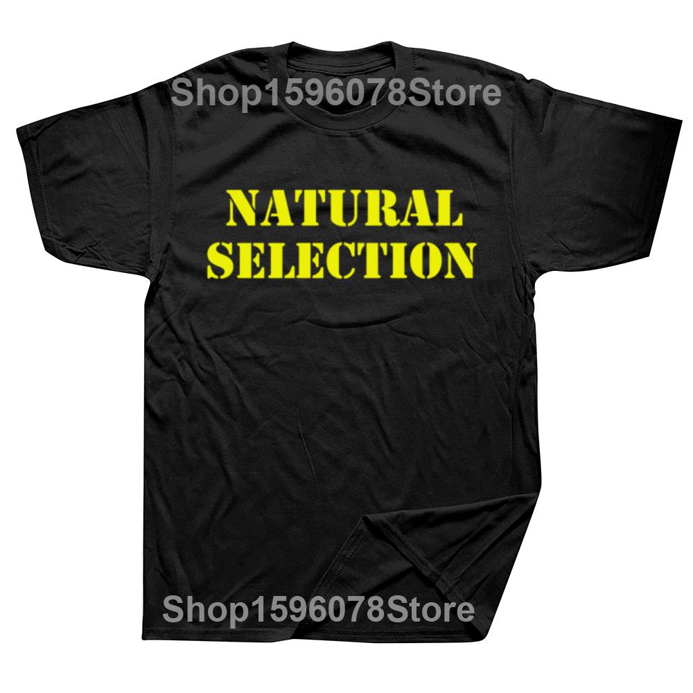 Летняя новинка, лимитированная коллекция WRATH Natural Selection: мужская футболка в стиле стритвеар, с коротким рукавом, повседневная, с круглым вырезом, в стиле хипстер.