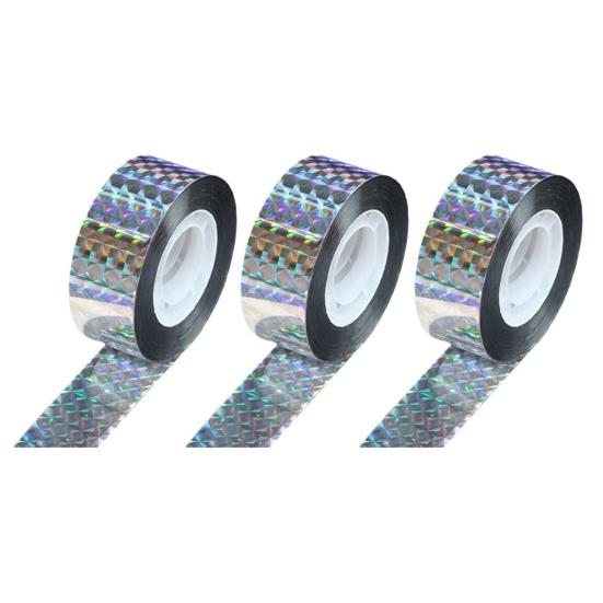 Bird Scare Tape Double Side Reflective Flash Ribbon 50m/80m Bird Repellent Tape Scare Birds Away for House Yard Garden Orchard Patio
