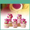 Lotso 5pcs Cake Resin Toy Model Desktop Decoration Children Gifts Christmas