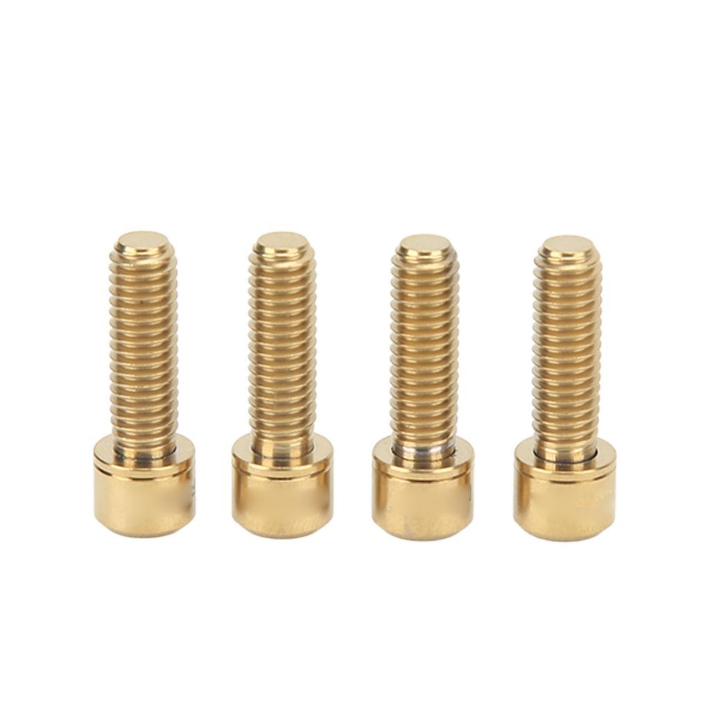 Болты для крепления руля велосипеда, винт M6, 20 мм, точная резьба, нержавеющие, надежные, для небольших велосипедных тормозов