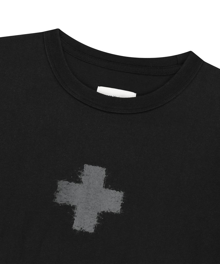 ENDOOR Vintage Cross 1/2 T-Shirt (Vtg Black)