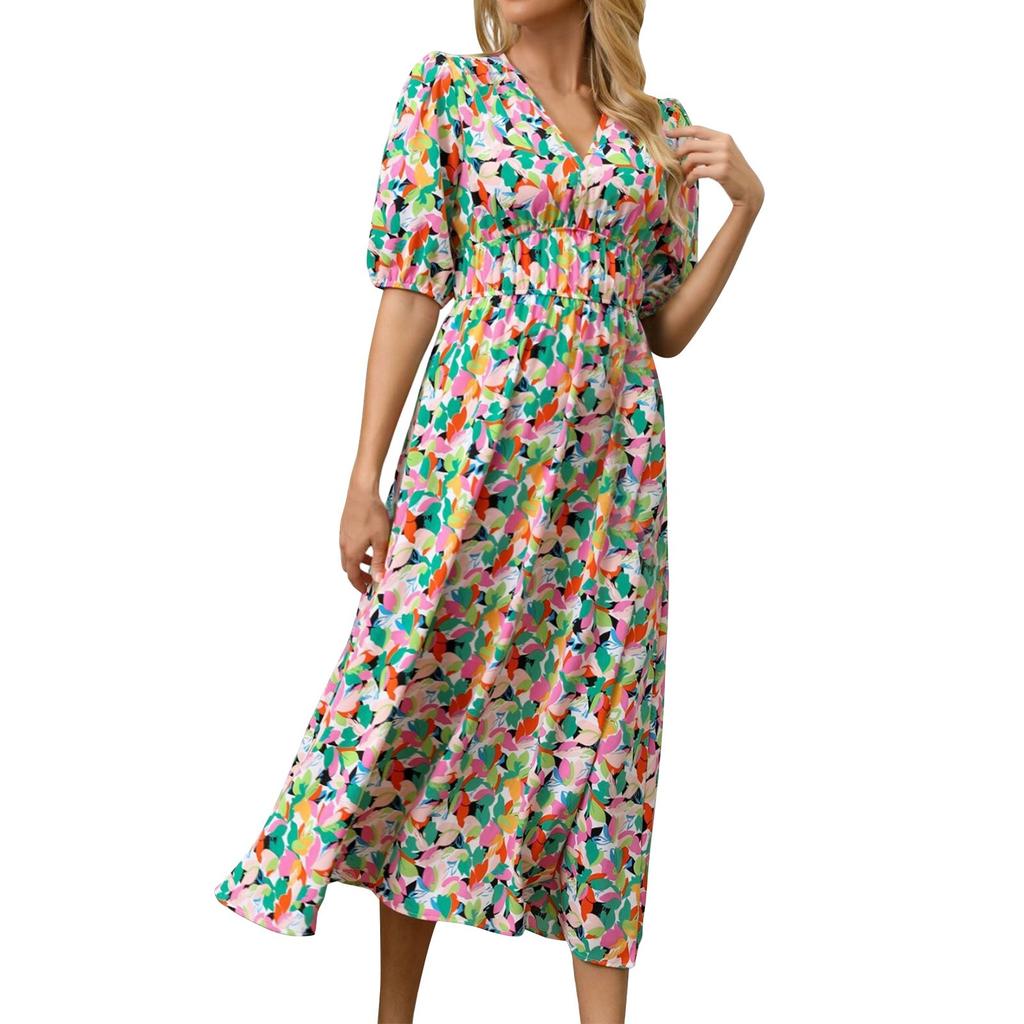 Women's Dresses Boho Long Floral Geometric Fashion Dresses