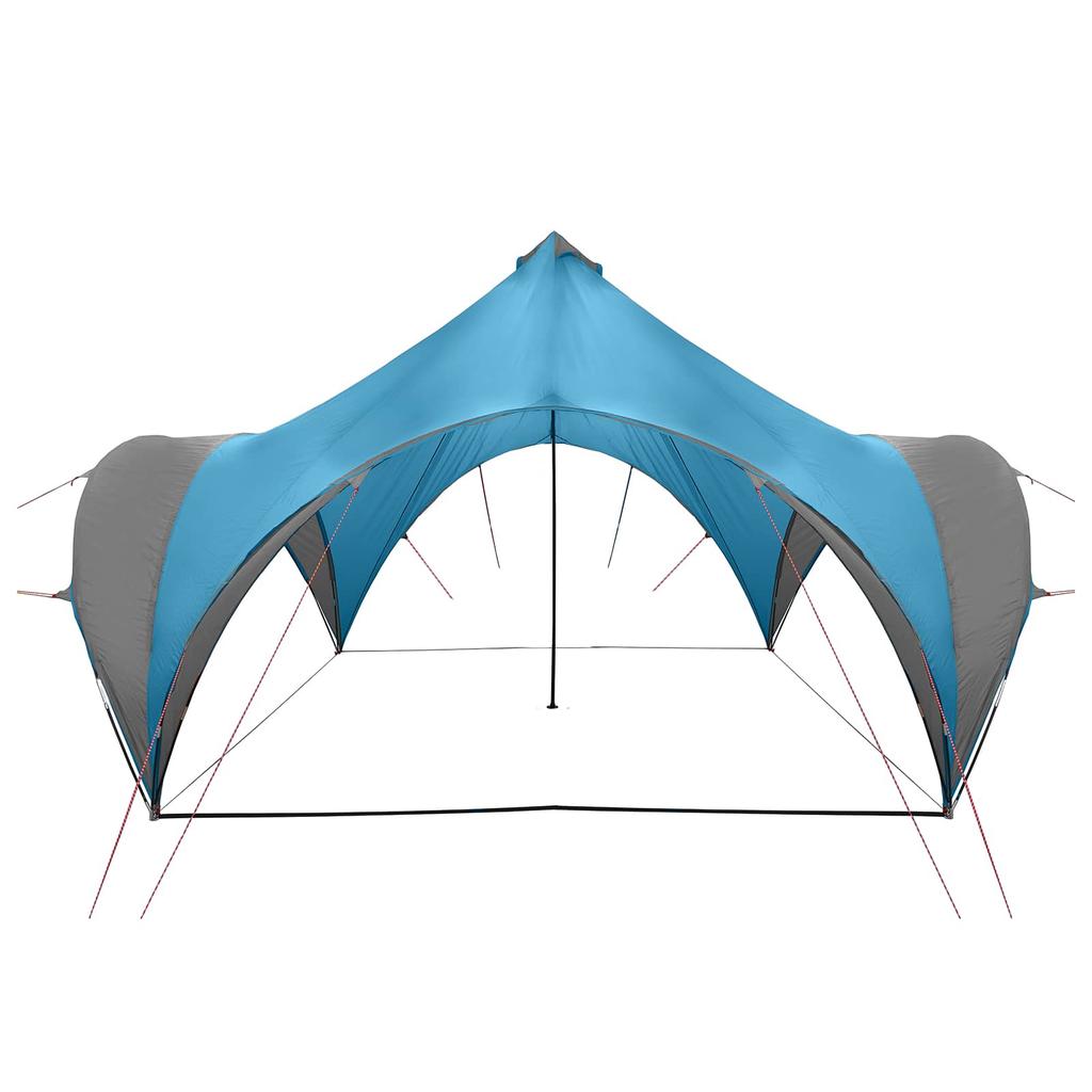Blue Party Tent with Roof 400 x 400 x 320 cm Polyester and Steel