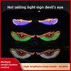 Colorful Devil Eyes Led Lights For Car Truck Windshield Warning Strobe Lights USB Plug-in Panel Decorations Internal Accessories