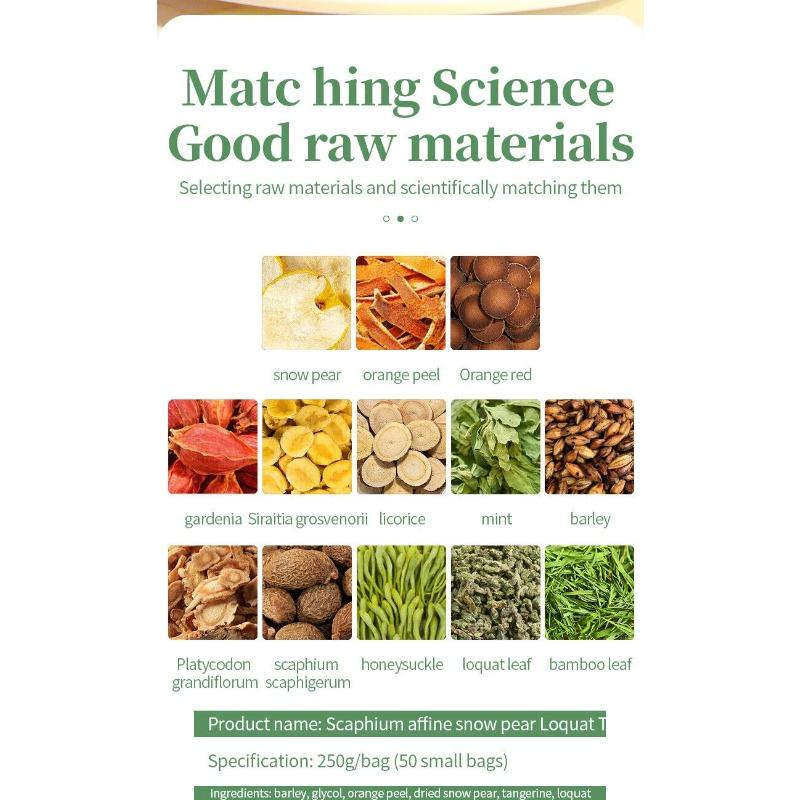Scaphium Affine Snow Pear Loquat Tea Herbal Tea 250g