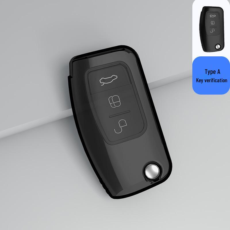 Чехол для ключа Ford Focus для Mondeo, Everest, Ecosport, Ranger - Прозрачный чехол для мужчин и женщин