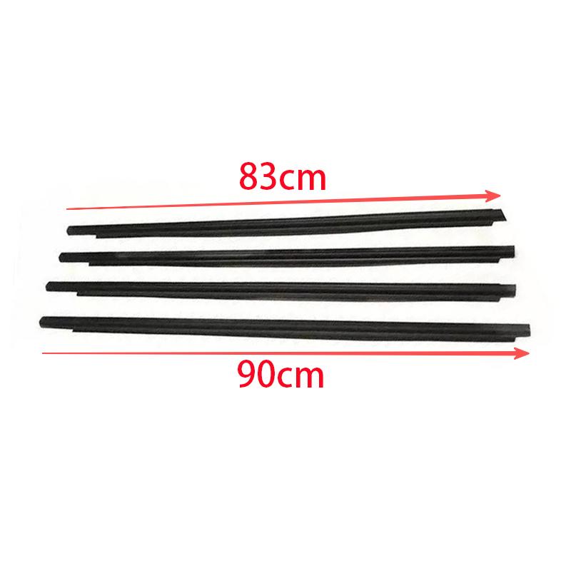 4 шт. Резиновые уплотнители оконной отделки для Toyota Land Cruiser LC95 1996-2002 Уплотнитель погоды Боковое стекло двери Уплотнительная лента 75711-60030