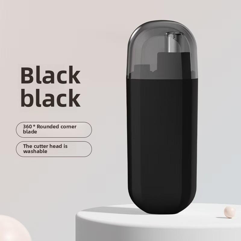 Nose Hair Repairman Won't Hurt Nasal Nose Hair Shear Device Male Nose Shaving Battery Motor Trimmer