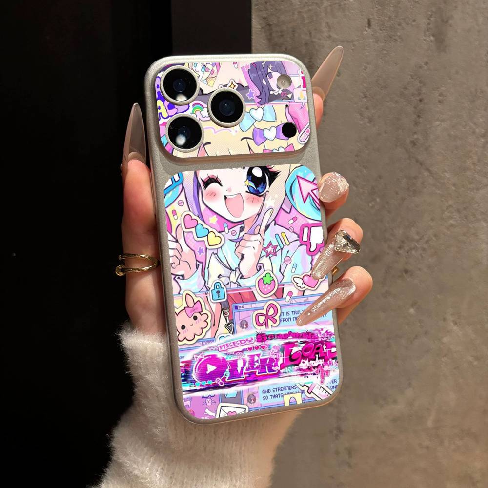 Needy Girl Overdose Game Милая Девочка Наклейка-Обёртка Для IPhone17 Pro/17pro Max Наклейка На Телефон Кожаная Защитная Плёнка На Заднюю Панель Полное Покрытие