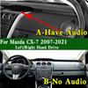 Для Mazda CX-7 CX7 GX ER 09l 2007-21 Коврик на панель приборов Чехол на приборную панель Защитная накладка на панель приборов Коврик на панель Защита от грязи Декоративные элементы