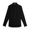 Ted Baker Mens Lecce Textured Stripe Long-Sleeved Shirt