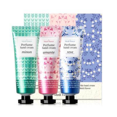 Крем для рук Medi Flower Perfume 80 г, набор из 3 предметов