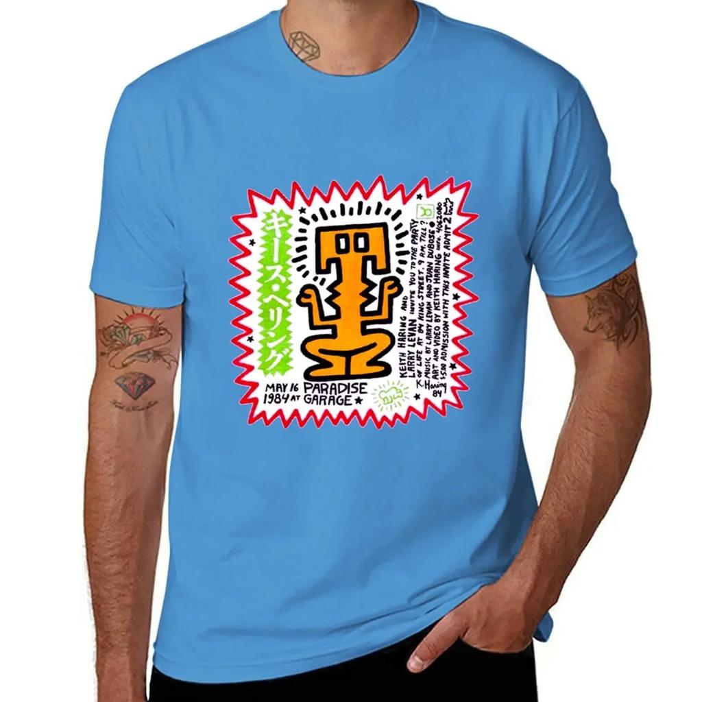 PARADISE GARAGE LARRY LEVAN PARTY OF LIFE FLIER T-Shirt vintage clothes boys whites mens graphic t-shirts anime