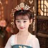 For Girl Costume Props Flower Women Hair Fork Tassel Hairpins Hanfu Hair Sticks Hair Accessories