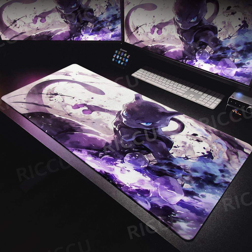 Mouse Pads Gaming P-Pokemons Extended Mechanical Keyboard Pads Offices Accessories Ink Painting Style Mats Anime Computer Carpet