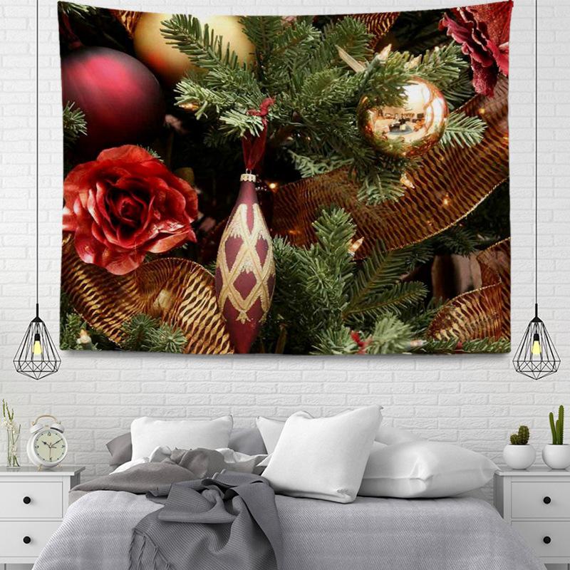 Серия подвесных тканевых гобеленов в рождественском стиле