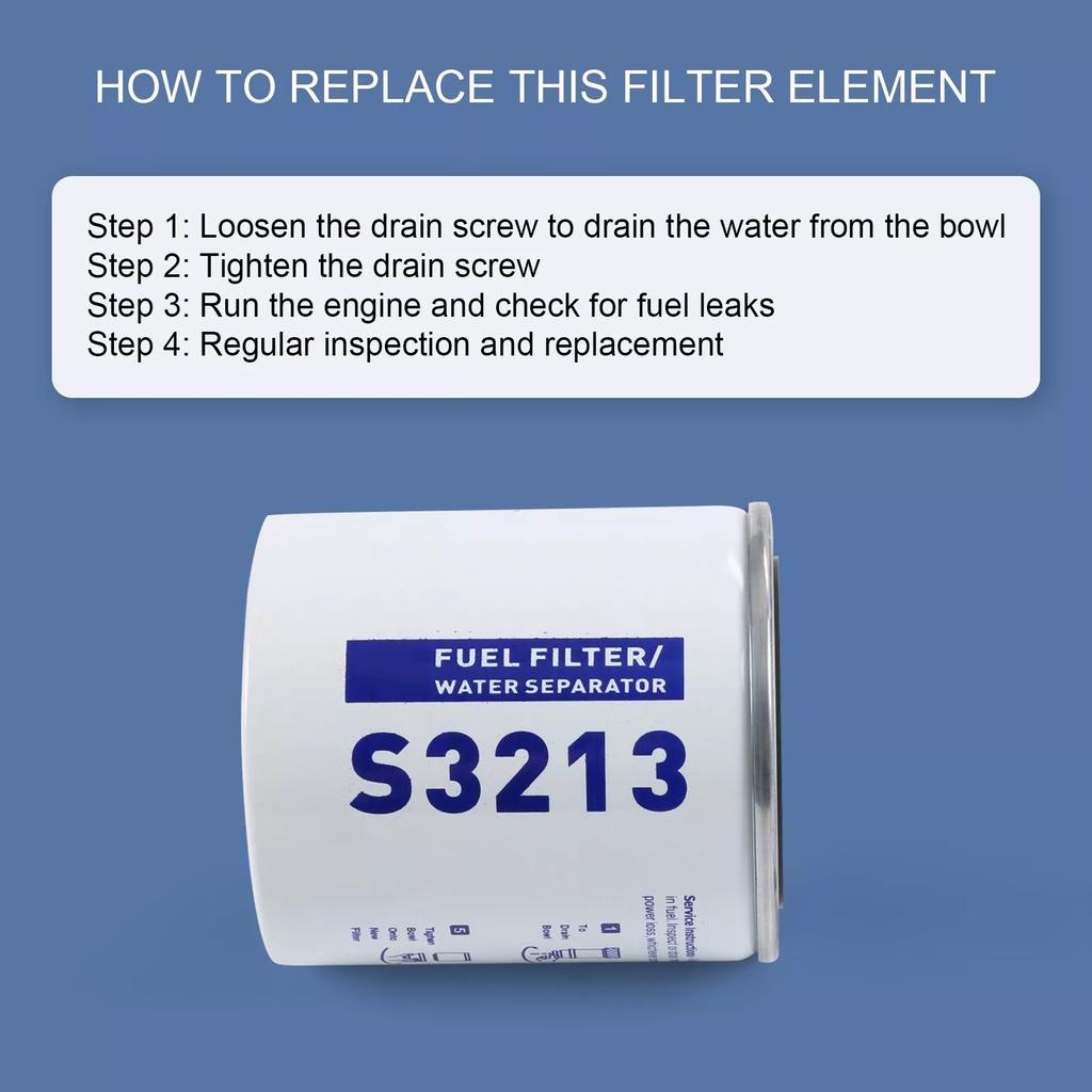 S3213 Топливный фильтр Водоотделитель Фильтрующий элемент Для Mercury Marine Yamaha Racor Sierra 18-7932 18-7928 18-7922 18-7853 18-7979