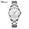 CHENXI 021B Women's Quartz Watch Fashion Elegant Waterproof Stainless Steel Strap Casual Wristwatch for Ladies Gift