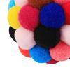 Привлекательный мяч для кошек, игрушка, идеальные подарки, колокольчик из полиэстера, портативный плюшевый мяч для домашних животных