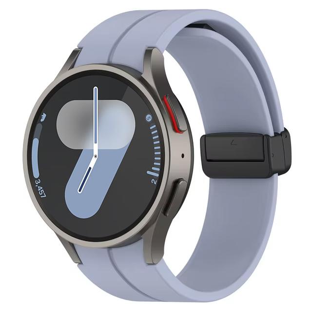 Ремешок для Samsung Watch 6 ремешок 7/4/5/5 Pro/4 6 classic 44мм 40мм Без зазоров Магнитный ремень Силиконовый браслет correa Galaxy Watch 7