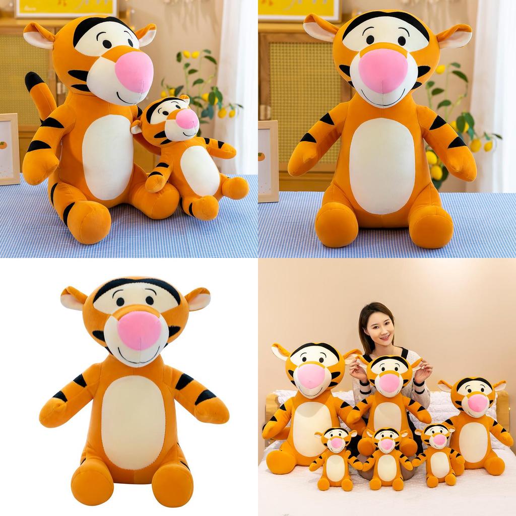 Soft And Fluffy Jumping Tiger Plush Stuffed Animal Ideal For Kids And Charming Home Decor