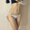 Женские трусики на бретельках эластичные дышащие с низкой талией бесшовное антисептическое нижнее белье Slim Fit женские стринги внутренняя одежда