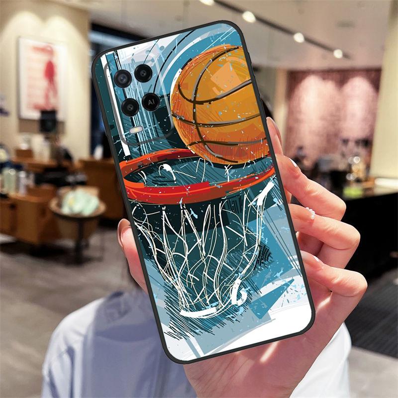 Чехол для баскетбольного мяча для Oppo A94 A74 A54 A18 A38 A58 A78 A98 A40 A60 A80 A16 A76 A96 A15 A17 A77 A57S