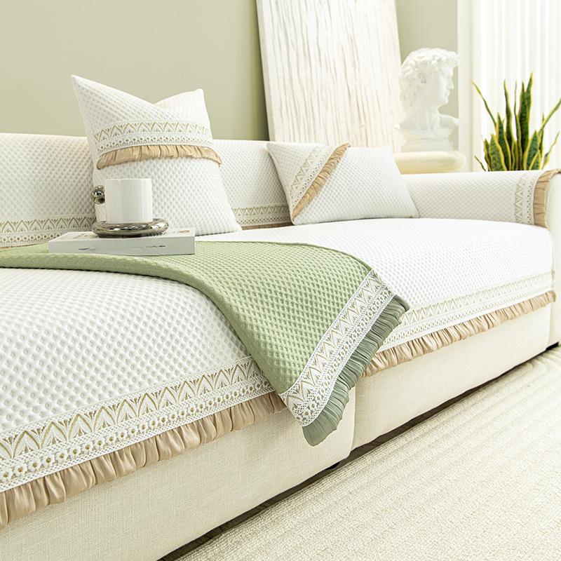 Sofa Cushion Summer High-Grade Sofa Mat Non-Slip Stain-Resistant Cool Feeling Sofa Cover Sofa Cover All-Inclusive